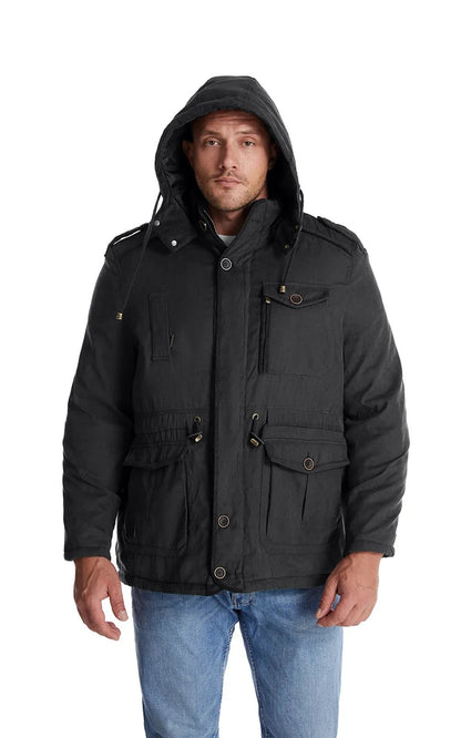 Warme Winterjacke Damen Fleece-Innen fleece gefüttert