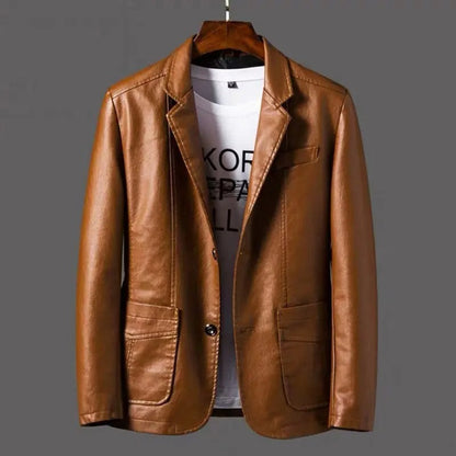 Stilvolle Lederjacke Frauen Trendy