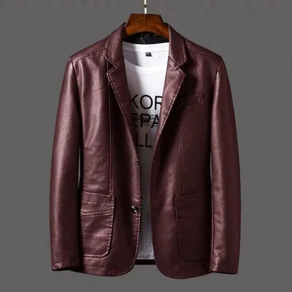 Stilvolle Lederjacke Frauen Trendy