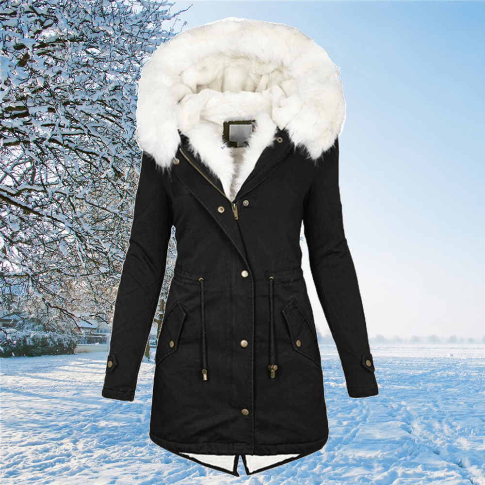 Stilvolle Damen Winterjacke Elegant Schnitt - IdealeKleiden