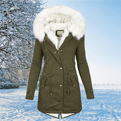 Stilvolle Damen Winterjacke Elegant Schnitt