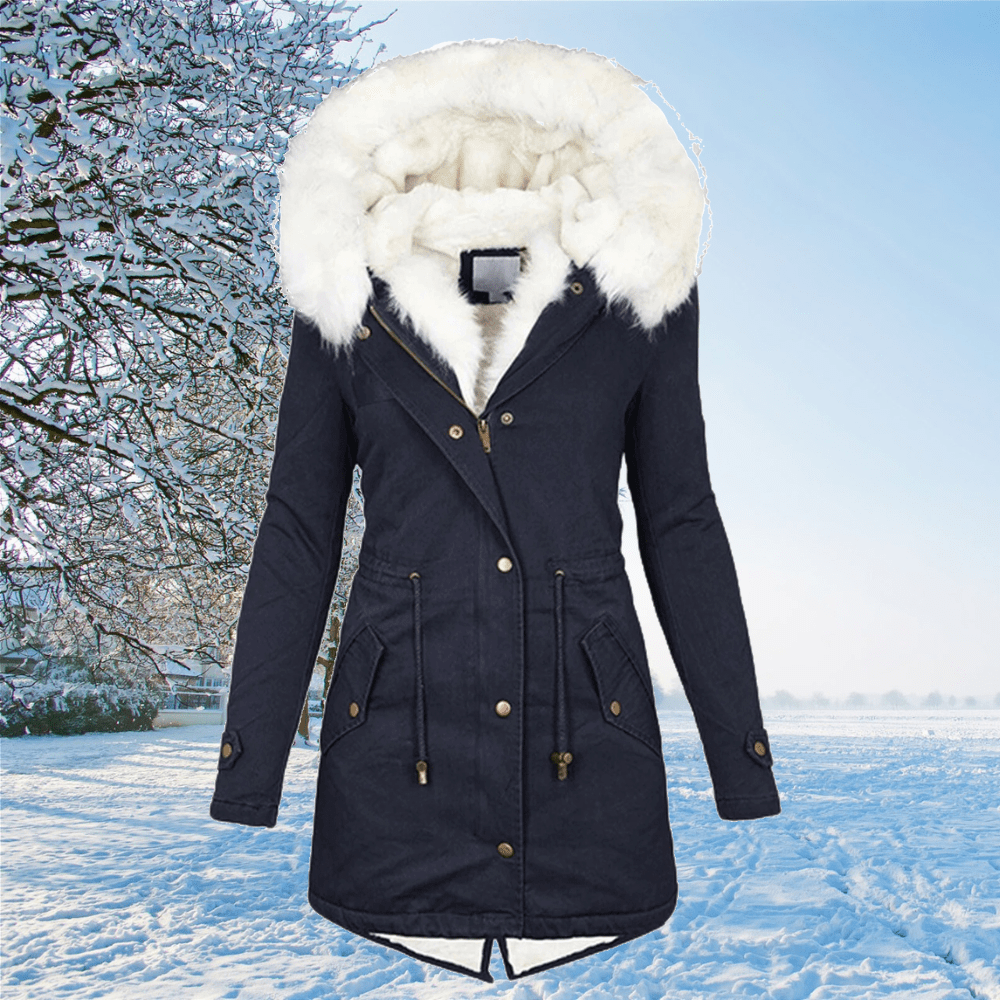 Warme Winterjacke Bequem Lang