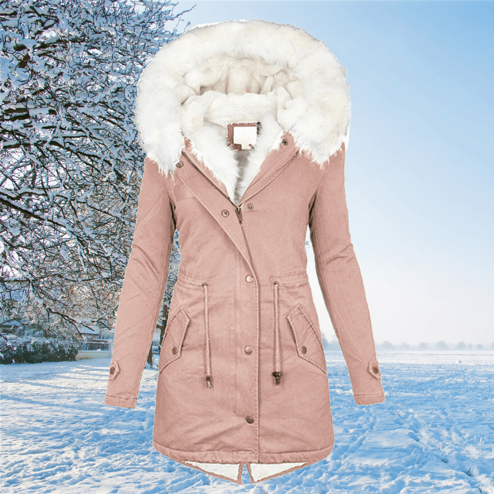 Warme Winterjacke Bequem Lang