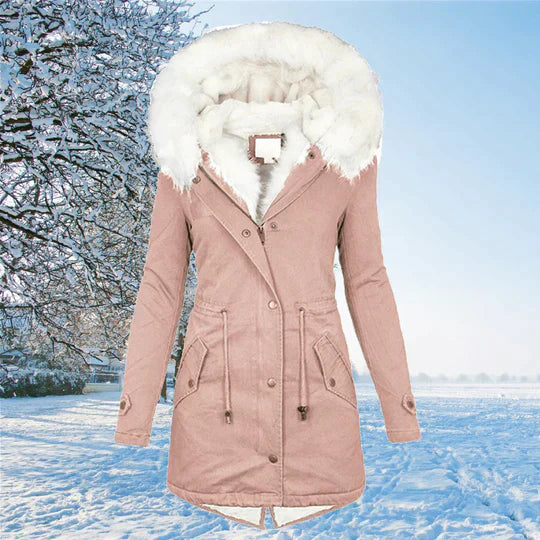 Wintermantel Langarm Warm Elegant Damen