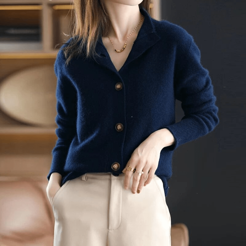 Damen Strickjacke Leicht Sommerlich - IdealeKleiden