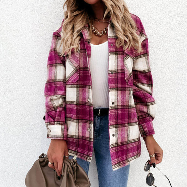 Weiche Damen Flanelljacke Modern