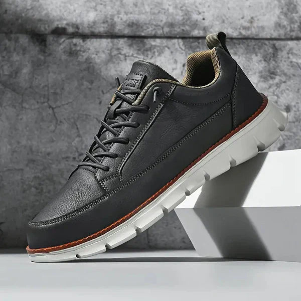 Herren Sneaker Leder Komfort Schuhe