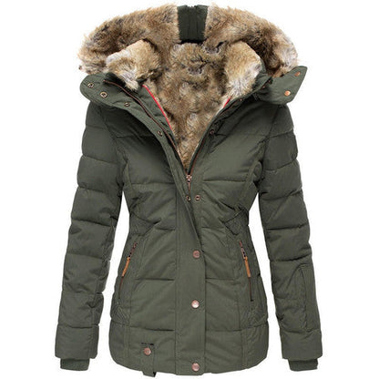 Warme Damenwinterjacke Modern Style