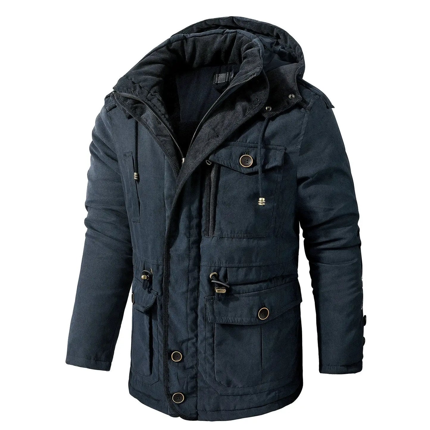 Herren Parka Mantel Elegant Modern