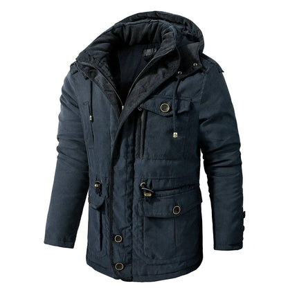 Herren Parka Mantel Elegant Modern