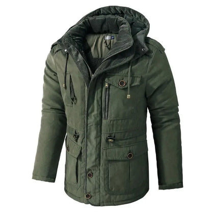 Herren Parka Mantel Elegant Modern