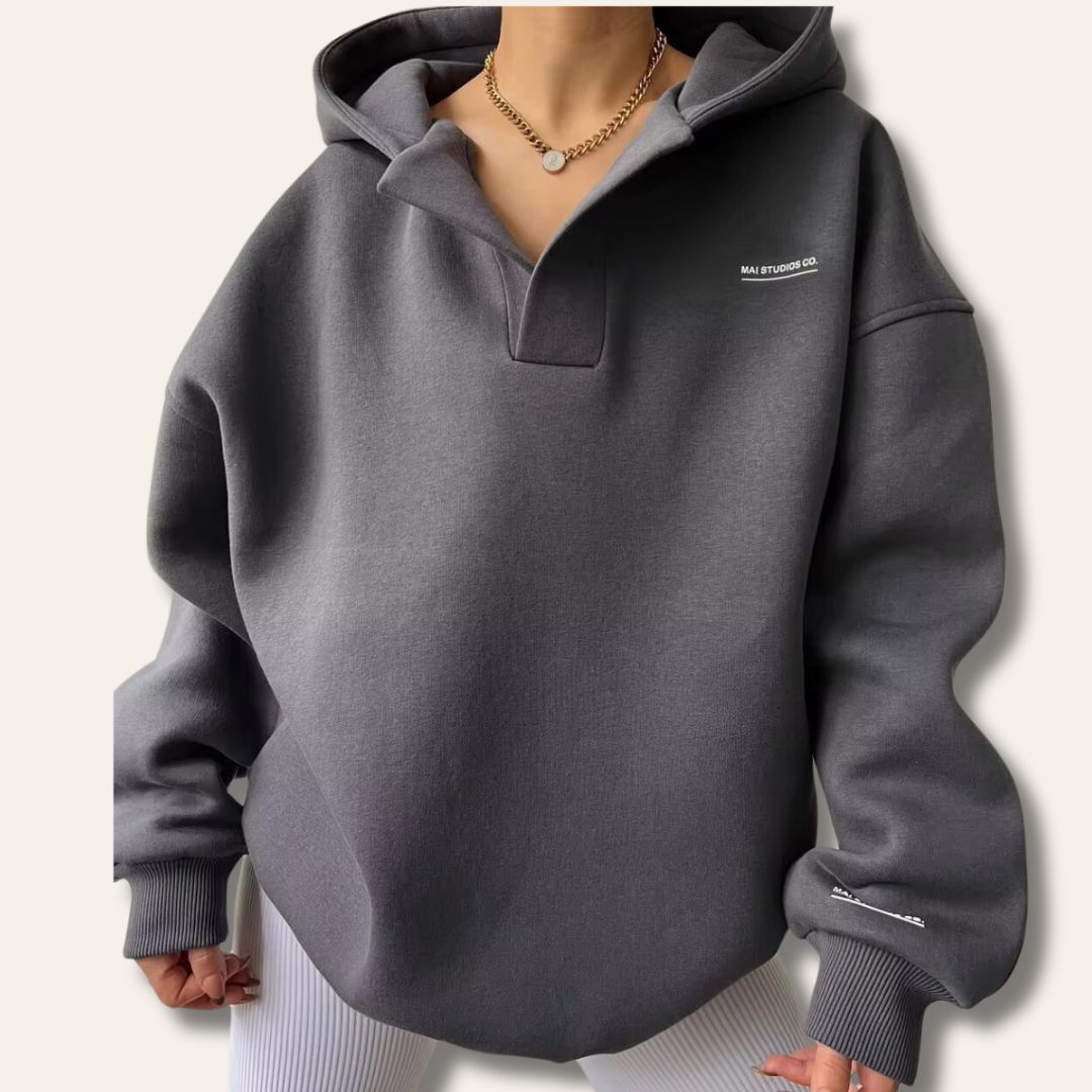 Damen Oversized Hoodie Bequem Groß
