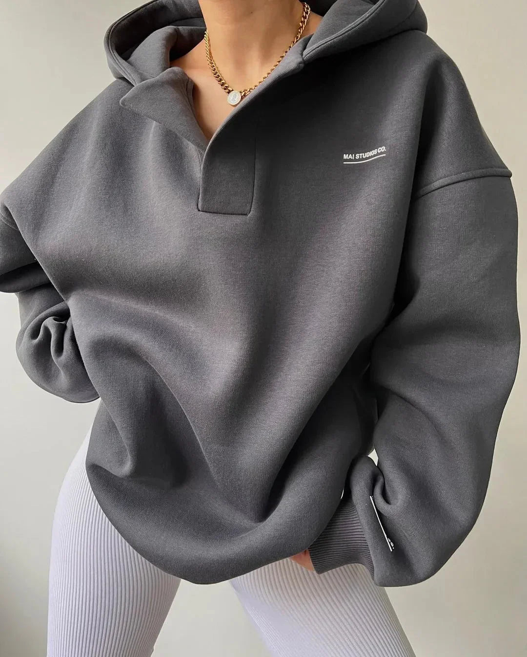 Stylische Hoodie Damen Modern - IdealeKleiden