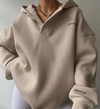 Damen Oversized Hoodie Bequem Groß
