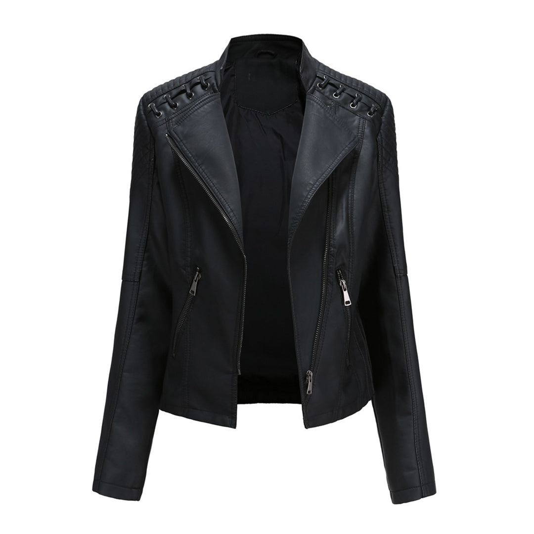 Elegante Lederjacke Damen Trendy