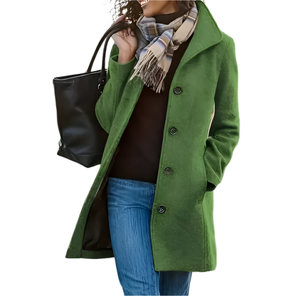 Stylische Damenjacke Lange Freizeitjacke Outdoor