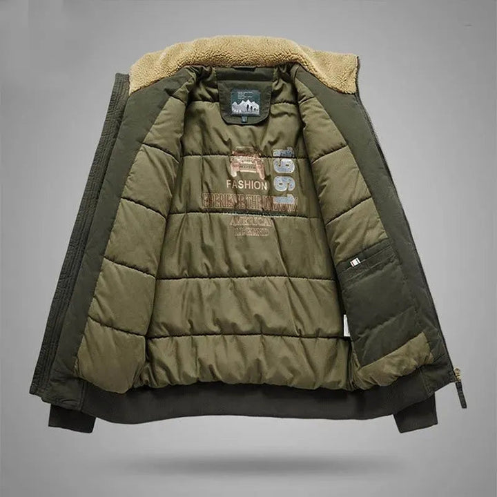 Herren Bomberjacke Militär Style Trendy - IdealeKleiden