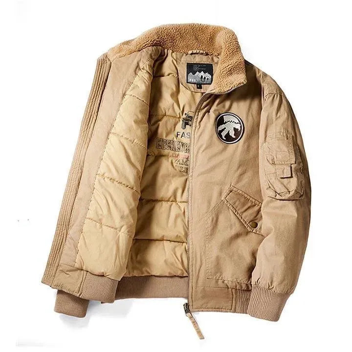 Herren Bomberjacke Militär Style Trendy