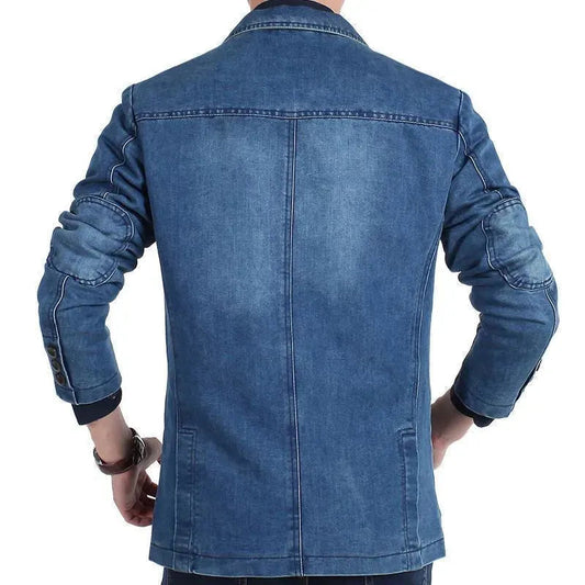 Herren Blazer Modern Denim Style - IdealeKleiden