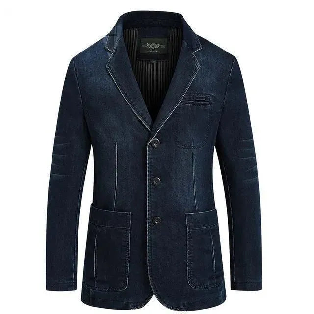 Herren Blazer Modern Denim Style