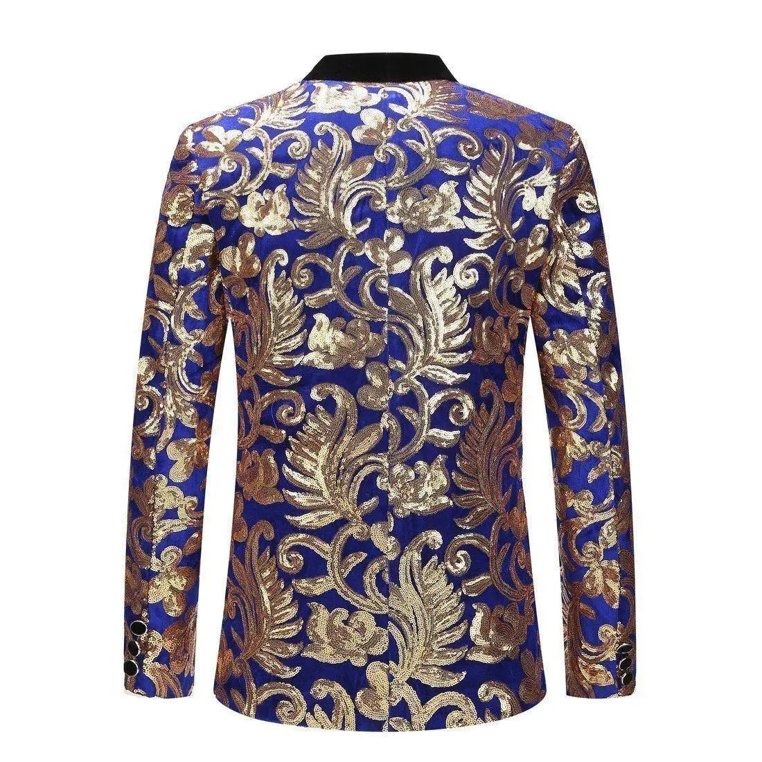 Stilvoller Herren Blazer - Feierlicher Pailletten Anzug - IdealeKleiden
