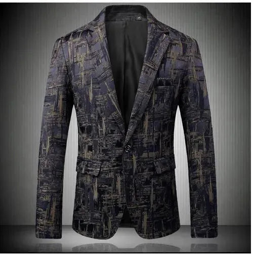 Stilvoller Herren Blazer - Modern Geometrisch