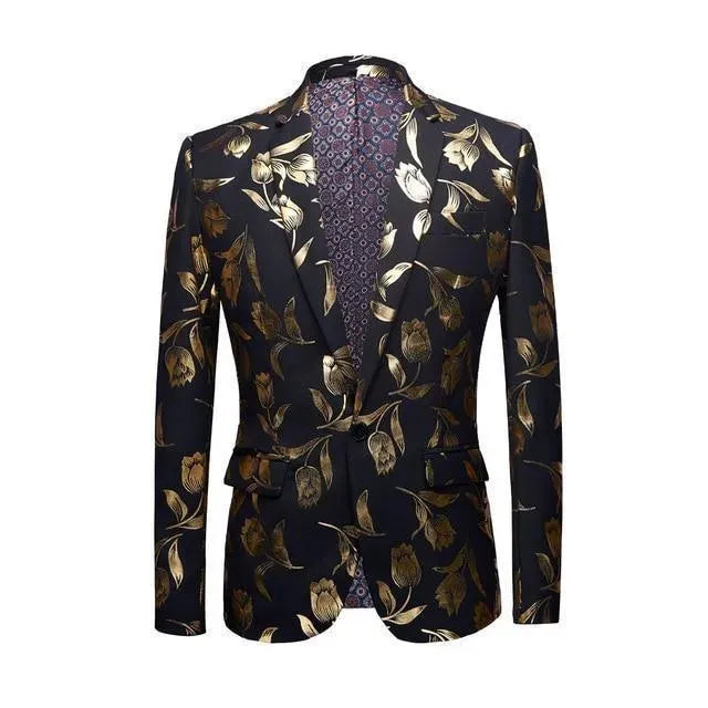 Herren Blazer Gold - Elegant Partyjackett