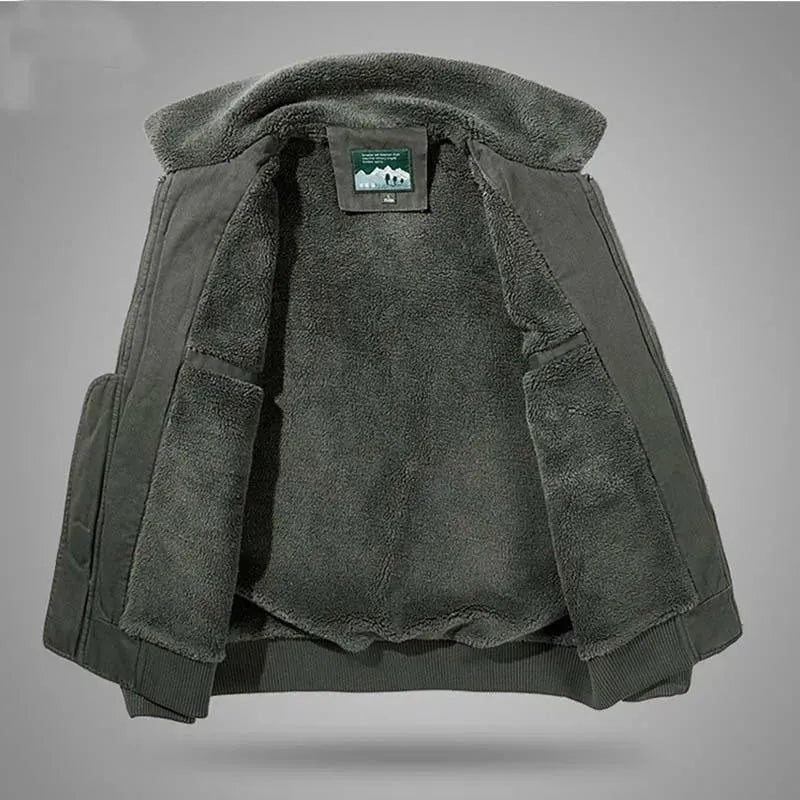 Herren Militärjacke Outdoor Stil - IdealeKleiden