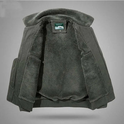 Herren Militärjacke Outdoor Stil - IdealeKleiden