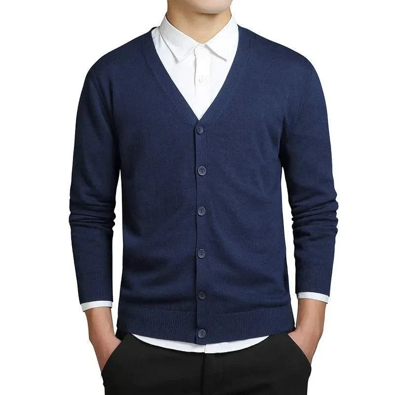 Elegante Strickjacke V-Ausschnitt Damen