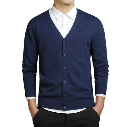 Elegante Strickjacke V-Ausschnitt Damen
