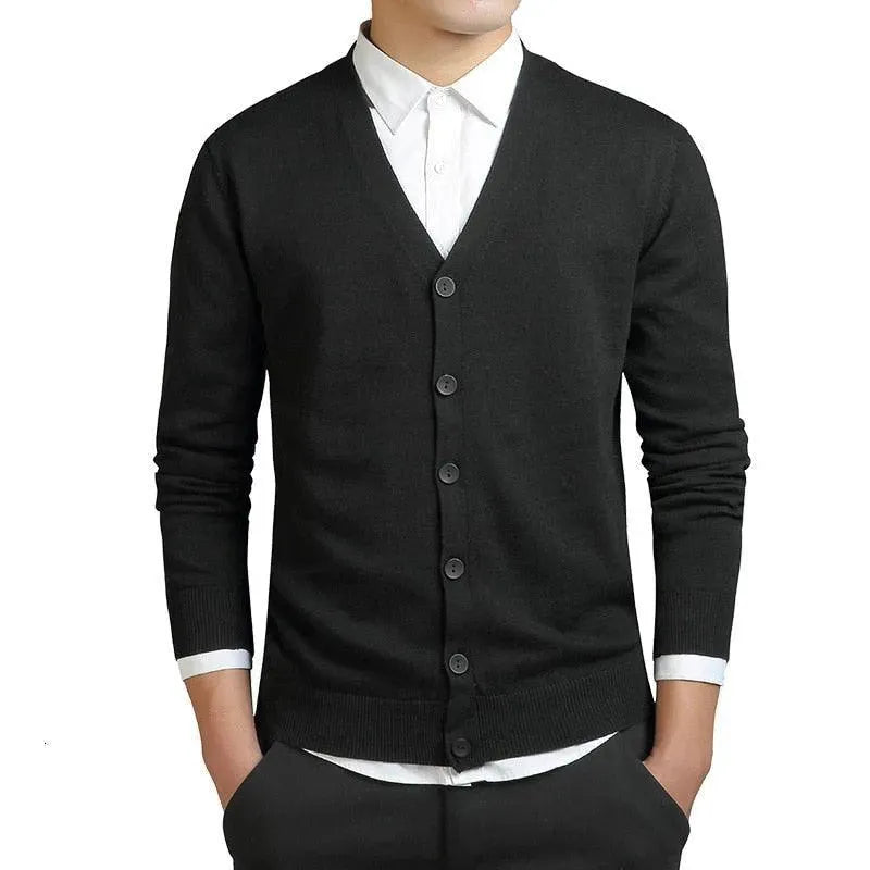 Elegante Strickjacke V-Ausschnitt Damen