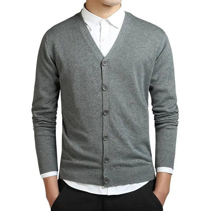 Elegante Strickjacke V-Ausschnitt Damen