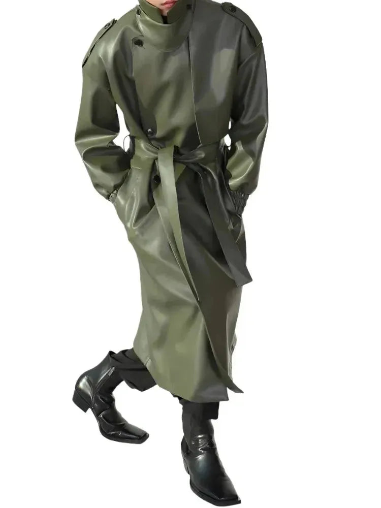 Herren Ledergürtel Elegant Überzug - IdealeKleiden