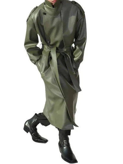 Herren Ledergürtel Elegant Überzug - IdealeKleiden