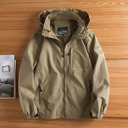 Herren Outdoor Jacke Wasserdicht Winddicht Militärstil