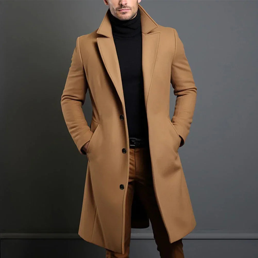 Herren Maßanzug Mantel Klassisch Elegent