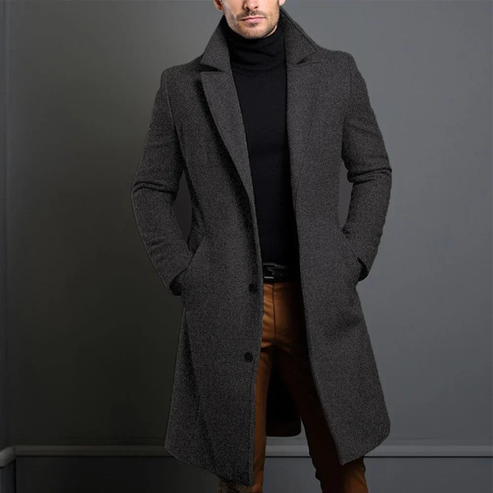 Herren Maßanzug Mantel Klassisch Elegent