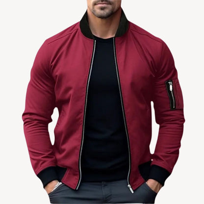 Herren Bomberjacke Klassisch Stylish Vielseitig