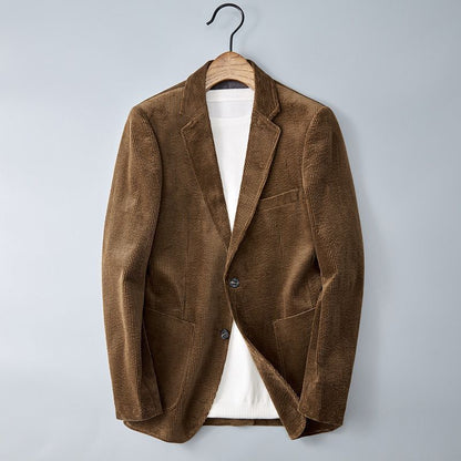 Herren Blazer Cord Elegant Schnitt - IdealeKleiden