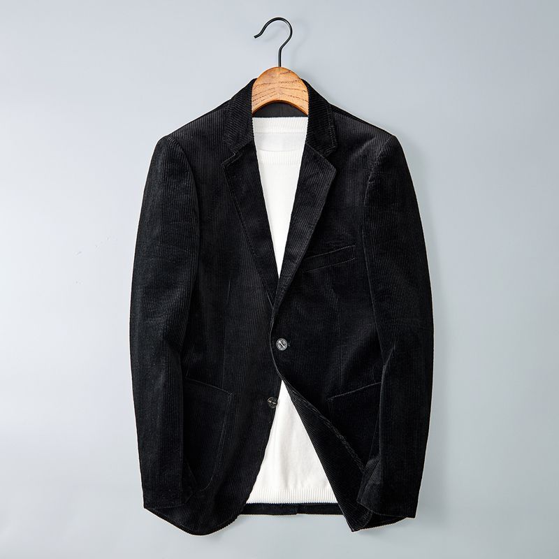 Herren Blazer Cord Elegant Schnitt