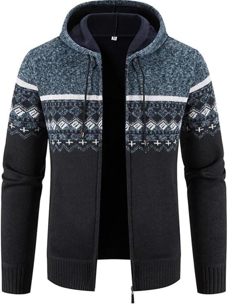 Herren Winterjacke Kapuzenparka Mit Reißverschluss