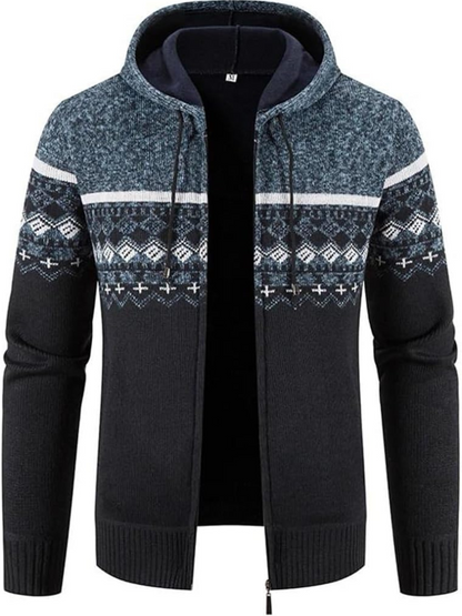 Herren Winterjacke Kapuzenparka Mit Reißverschluss