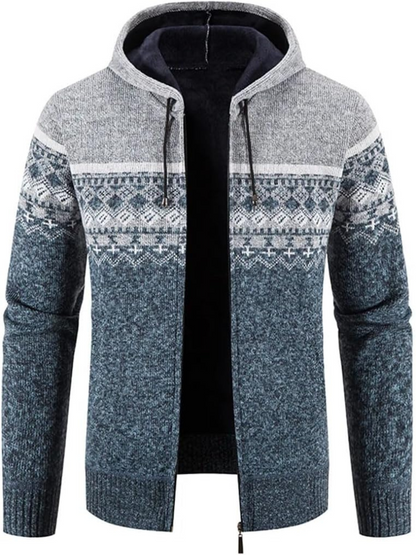 Herren Winterjacke Kapuzenparka Mit Reißverschluss