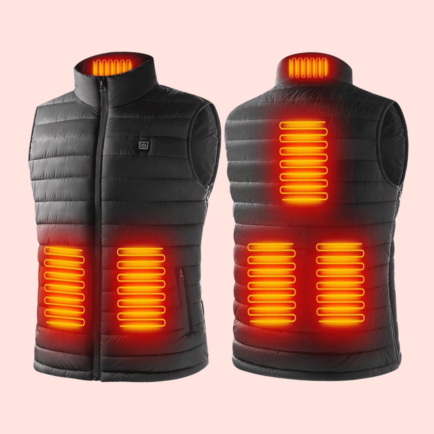 Herren Heizweste Warm Körperwärmer Jacke