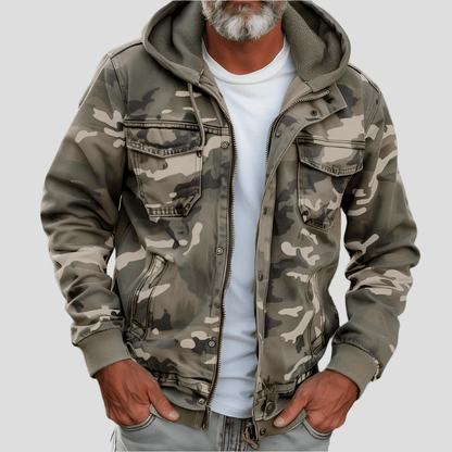 Herren Hoodie Camo Style Modern