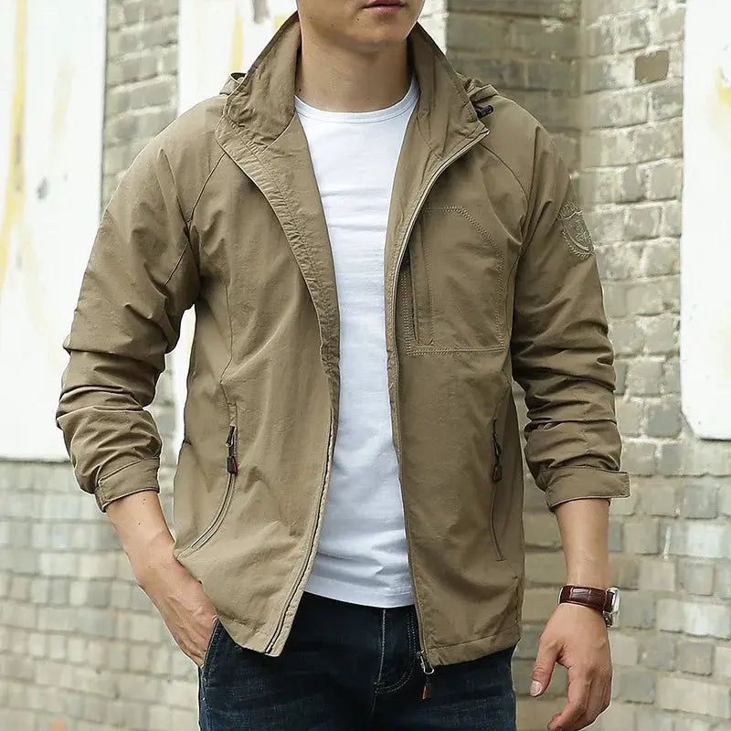 Herren Outdoor Jacke Leicht Atmungsaktiv