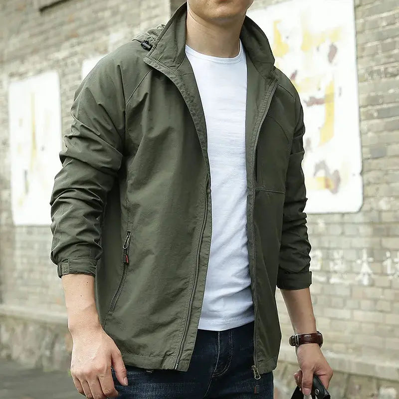Herren Outdoor Jacke Leicht Atmungsaktiv