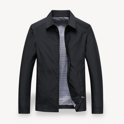 Herren Sommerjacke Leicht Baumwolle Kariert