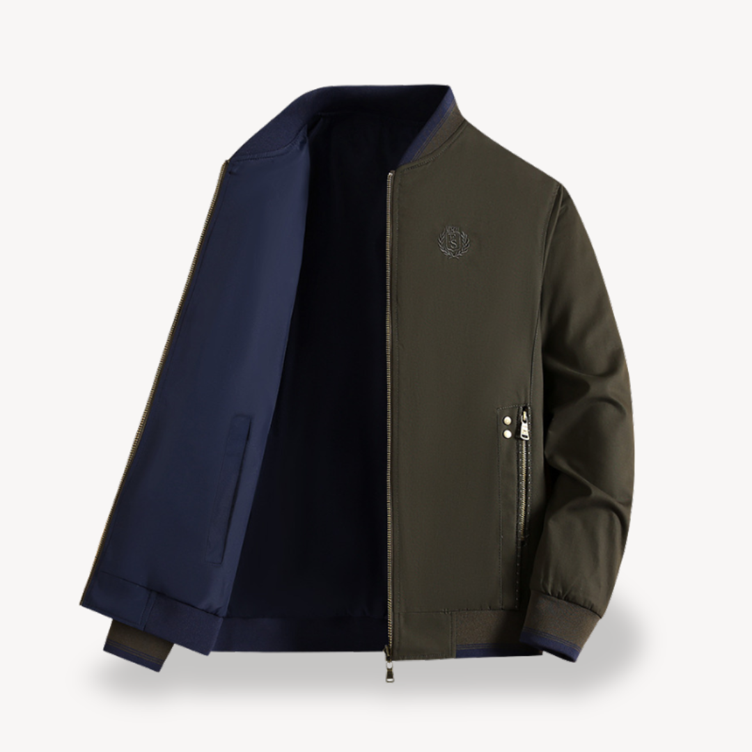 Herren Bomberjacke Leicht Slim Fit Vielfältige Farben